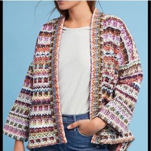 dRA Los Angelos Anthropologie Woven Kimono Jacket